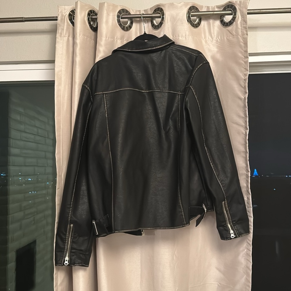 Pull&Bear Leather Jacket L - image 3